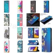 For Galaxy A22 A82 A72 A52 A42 A32 A21S A11 A12 Leather Wallet Flip Pattern Case