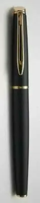Waterman Hemisphere Rollerball Pen Matte Black & Gold New In Box Narrow Band