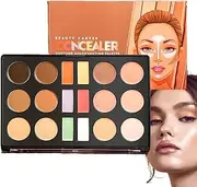 Concealer Cream For Women | 18 Colors Makeup Foundation Cream - Lasting Long Beauty Contour Palette For Dating, Traveling, Business Trip