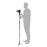 Manfrotto Element MII Video Monopod w Fluid Base Foldable Feet