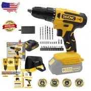 28-Piece DEVONIC Cordless Drill Set - Brushless & 2-Speed Adjustable Torque