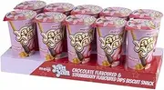 Meiji Yan Yan Chocolate and Strawberry Flavor Biscuits 44g 10 Pack