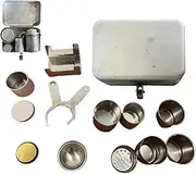 Djowyh Pour over coffee set, pour over, nostalgia about making kit - portable vintage coffee set for home brewing and travel brewing and travel - camping trip - kitchen collector