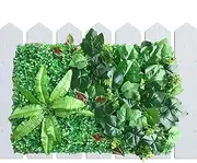 Balcony Privacy Screen,Artificial Ivy Fence Privacy Screen - 15.74x23.62in Decorative Fences, Hedges Fence Vine Decoration for Garden Decor