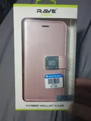 Rave Tech Hybrid Wallet Case Samsung J2 Core Pink New