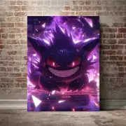 Monster Night Elf Gengar peripheral posters modern room decoration 21x30cm R