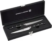 Zwilling Zwilling 34279-026 Steak Knife, Set of 2 Pieces, Made in Japan, Multi-Layer Steel Steak Knife, Made in Seki, Gifu Prefecture, Japan