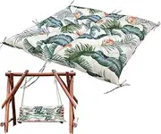Replacement Cushions for Outdoor Furniture, Porch Swing Cushions, Colorful Waterproof Outdoor Bench Cushion | Multipurpose Lounge Seat Mat for Camping, Beach Outings, Party