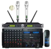 Singtronic 4000W Karaoke Amplifier Mixer System + Wireless Microphones