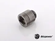 Bitspower G1/4" Black Sparkle Anti-Twist Adapter [BP-BSDR-C]