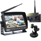 Digital Wireless 7"Car DVR Monitor Solar Panel Magnetic Reversing Camera Trailer