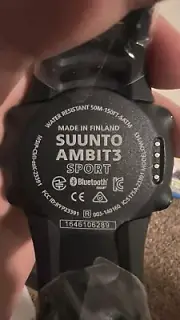 Suunto Ambit3 Peak Hr Black Gps Watch With Heart Rate Belt