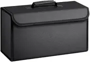 Car Boot Organiser Fit For Geely Star Yue Bin Yue Di Hao Borui Geometric ICON Fold And Organize The Interior Storage Box In The Trunk Of The Car(Box black,1pcs)