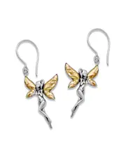 Samuel B. 18K & Silver Tinker Bell Earrings
