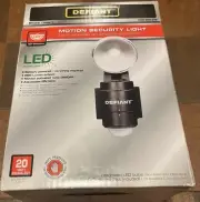 Defiant 180 Degree Black LED Motion Activated Security Flood Light Battery Power
