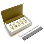 x10 Reusable Ceramic Ring Sizing Pellets Firing PMC Silver Clay Rings 20mm