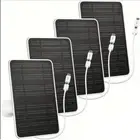4x 4W Solar Panels for Eufycam Eufy Cam E/2C/E/2 Pro Wall Mount 13ft Power Cable