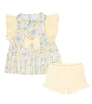 [Il Gufo] Il Gufo Baby set of cotton dress and bloomers M 12 multicoloured