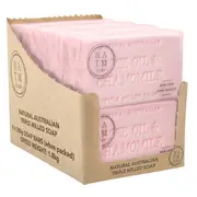 [NATM] Natural Australian Triple Milled Rose Oil & Chamomile Soap 8 x 200g