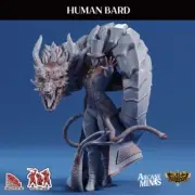 Human Female Bard Pose 1 | Arcane Minis | D&D Miniature | Cirque Du Sordane