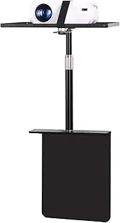 Projector Stand,Sofa Against Wall Hidden Stand,Multifunction Stand,360° Swivel,Adjustable Height from 24 Cm to 40 Cm,for Camera,Mini Projector,Webcam(22 * 28CM)