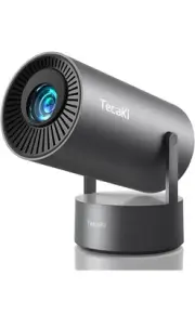 Proyector portátil para exteriores con batería, mini proyector con WiFi y Bluto