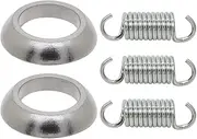 FMGMPMOCJ ATV Parts Exhaust Donut Gaskets Pad Exhaust Springs Fit For Arctic Cat 250 4X4 4X4 1999-2005 1998 Fit For ARCTIC CAT 300 2X4 4X4 2004 shim(As the picture)