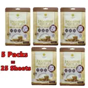 5 Pack X 5 sheets PINNARA Jasmine Rice Facial Mask