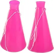 ADOCARN Portable Cheer Megaphone Dynamic Noise Maker Horns for Game Cheerleading DIY Party Decorations Enhanced Communication Amplified Voice for Outdoor Activities