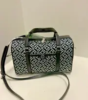 Michael Kors Black Medium Purse Messenger Duffle Satchel Crossbody Handbag Bag