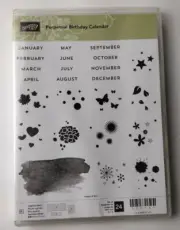 Stampin Up Perpetual Birthday Calendar Stamp Set