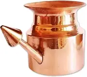 Copper Neti Lota 4 Inch – Traditional Nasal Cleansing Pot for Effective Neti Practice & Wellness