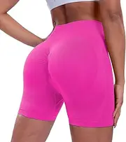 [Generic] Premium Women's High-Impact Workout Shorts - Reinforced Compression Fabric for Intense Training Sessions & Gym Performance