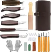 DaybreakAura Wood Carving Tools Set - Complete Whittling and Carving Knife Ki...