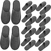 [GLSTOY] 20Pcs Non Slip Disposable Slippers for Hotel Home Use Portable Indoor Shoes Comfortable Travel Slippers for Men Women for Hospitality Summer