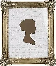 Sunlit Vintage Picture Frame 8x10 Inch, Luxury Antique Photo Frames with Glass Front, Photo Display, Tabletop Wall Hanging, Gift Ideas, Dark Gold
