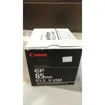 CANON EF 85MM F/1.2L II USM