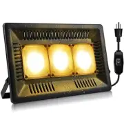 450W Waterproof Led Grow Light, Sunlike Full Spectrum Grow 3-Bulbs(450W)