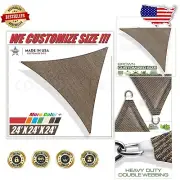 Reliable 95% UV Blocking 24' Sun Shade Sail Canopy - Perfect for Patios & Events