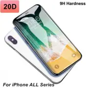 2X Full Cover Screen Protector Tempered Glass iPhone 15 14 13 11 12 Pro Max X SE