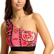 [Seafolly] Women's One Shoulder Bandeau Bikini Top Swimsuit