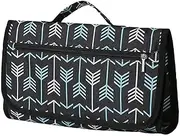 Mtxorvix Portable Changing Pad, Black, Waterproof Travel Baby Diaper Pad, Mat, Foldable, Wipes Pocket, for Baby, Foldable Clutch
