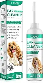 Cat Ear Drops | Cat Ear Rinse - 120ml Gentle Cat Ear Cleaning Solution, No-Irritating Pet Ear Wash, Soothe Ear Cleaner & Deodorizer for Cleaning Debris and Buildup Borato