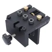 3‑in‑1 Drilling Locator Hole Puncher Doweling Jig Drilling Guide Kit