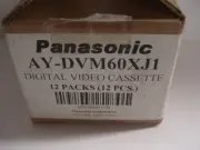 Panasonic, AY-DVM60XJ1, DVC, 3CCD, Digital, Video Cassette, Box of 12 - NEW