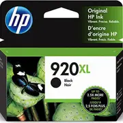 HP 920XL Black Ink 1200 Page Yield for OJ 6000 & 6500
