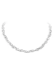 Georg Jensen Sterling Silver Offspring Small Link Necklace, 17.72