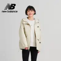 在飛比找Yahoo奇摩購物中心優惠-[New Balance]SDS拉鍊口袋連帽外套_女性_杏白