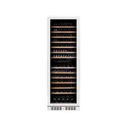 Grand Cru Alpine White & Timber 166 DWT Wine Fridge - 166 Bottle Capacity