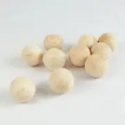 Japanese Hinoki Real Cypress Wood Bath Ball Set of 10 - Onsen Fragrance YUDAMA -